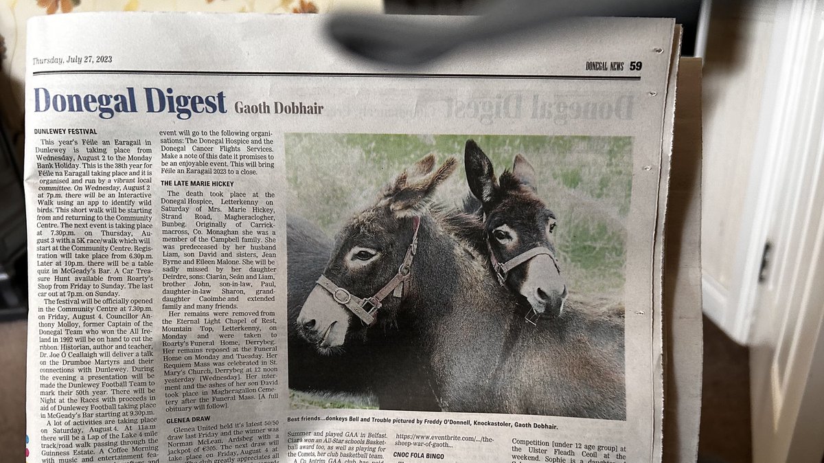 odonnellimages's tweet photo. My picture in today’s Derry people paper https://t.co/K3ff9VsKAo