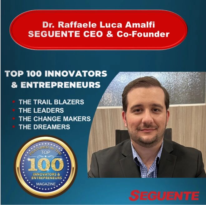 Congratulations to our CEO, Dr. Raffaele Luca Amalfi, who is featured in the Top 100 Innovators and Entrepreneurs in the June 2023 publication. Read more about it here: thetop100magazine.com/dr-raffaele-lu….