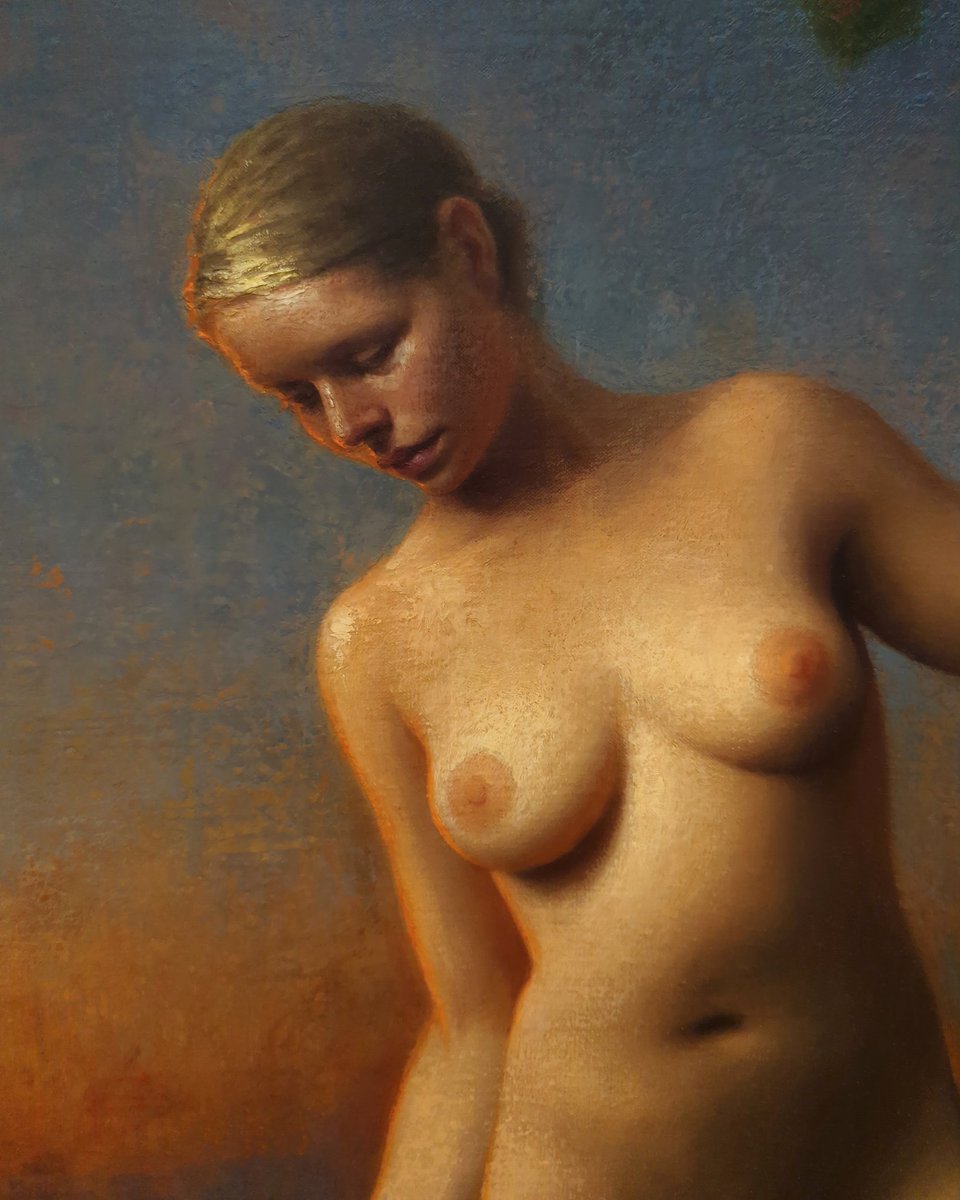 Last chance this weekend to see my 'Allegory of Wisdom' <a href="/RHAGallery/">RHA Gallery</a>! Here's a close-up.