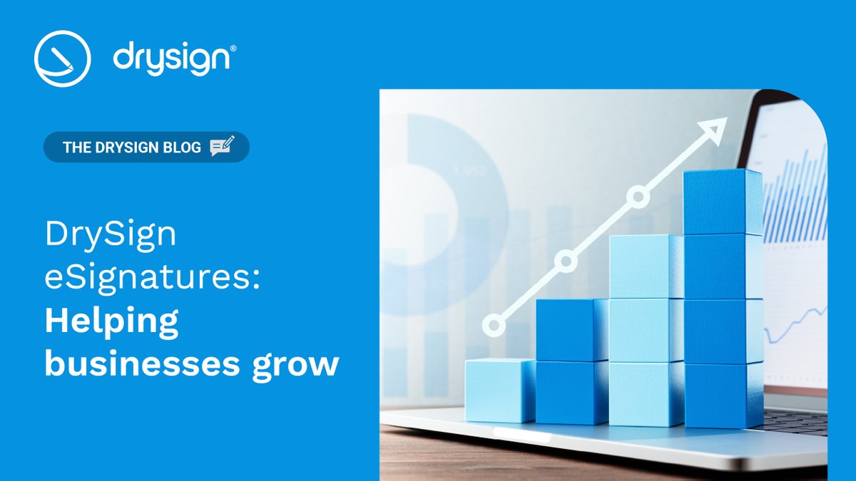 DrySignbyExela's tweet image. Read this blog to learn how DrySign eSignatures can help businesses grow in dynamic markets: ow.ly/FF2Z50PmJ3B

#DigitalSignature #SigningOnline #eSignaturePlatform #DrySign #eSignatures #ElectronicSignatures