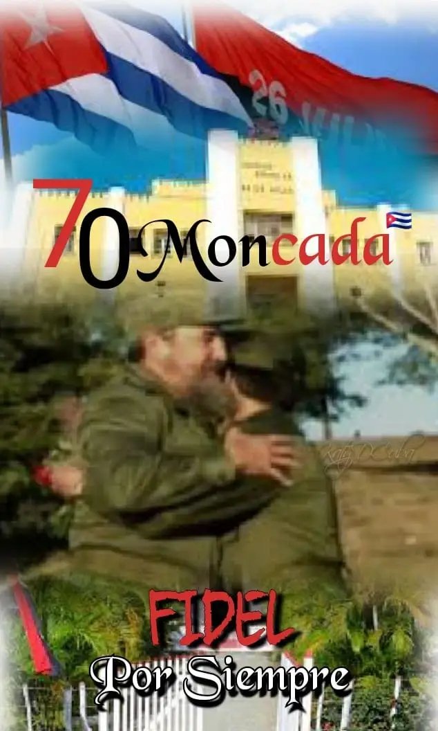 KatiaRa01160's tweet photo. @LogVanguardia @DiazCanelB @DiazCanelB "Otra vez Santiago vuelve a juntarnos en una de las celebraciones más grandes de la Patria.   tendremos un Moncada para asaltar; cada día, cada hora, cada minuto tendremos un Moncada para asaltar" #ConTodosLaVictoria #70Moncada
#MiUniversidadEsMiPaís
@LogVanguardia https://t.co/ALWvUhGqDU