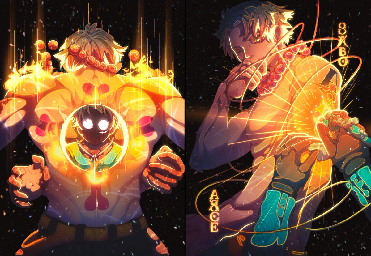 DrafterBites's tweet photo. Cards i did for @LovingAceZine !!
One for Luffy and one for Sabo >:3 https://t.co/PT8QY51lbi