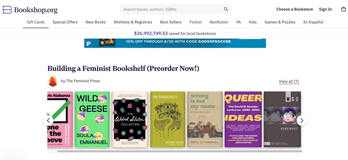 Feminist Press (@feministpress) on Twitter photo Thanks <a href="/Bookshop_Org/">Bookshop.org US</a> for featuring our fall season reading list!!! Browse (and pre-order!) new books by <a href="/soulaemmanuel/">Soula Emmanuel</a> <a href="/travisalabanza/">Travis</a> <a href="/EricaCardwell/">Erica Cardwell</a> and more bit.ly/3NEL2xl Thanks <a href="/Bookshop_Org/">Bookshop.org US</a> for featuring our fall season reading list!!! Browse (and pre-order!) new books by <a href="/soulaemmanuel/">Soula Emmanuel</a> <a href="/travisalabanza/">Travis</a> <a href="/EricaCardwell/">Erica Cardwell</a> and more bit.ly/3NEL2xl