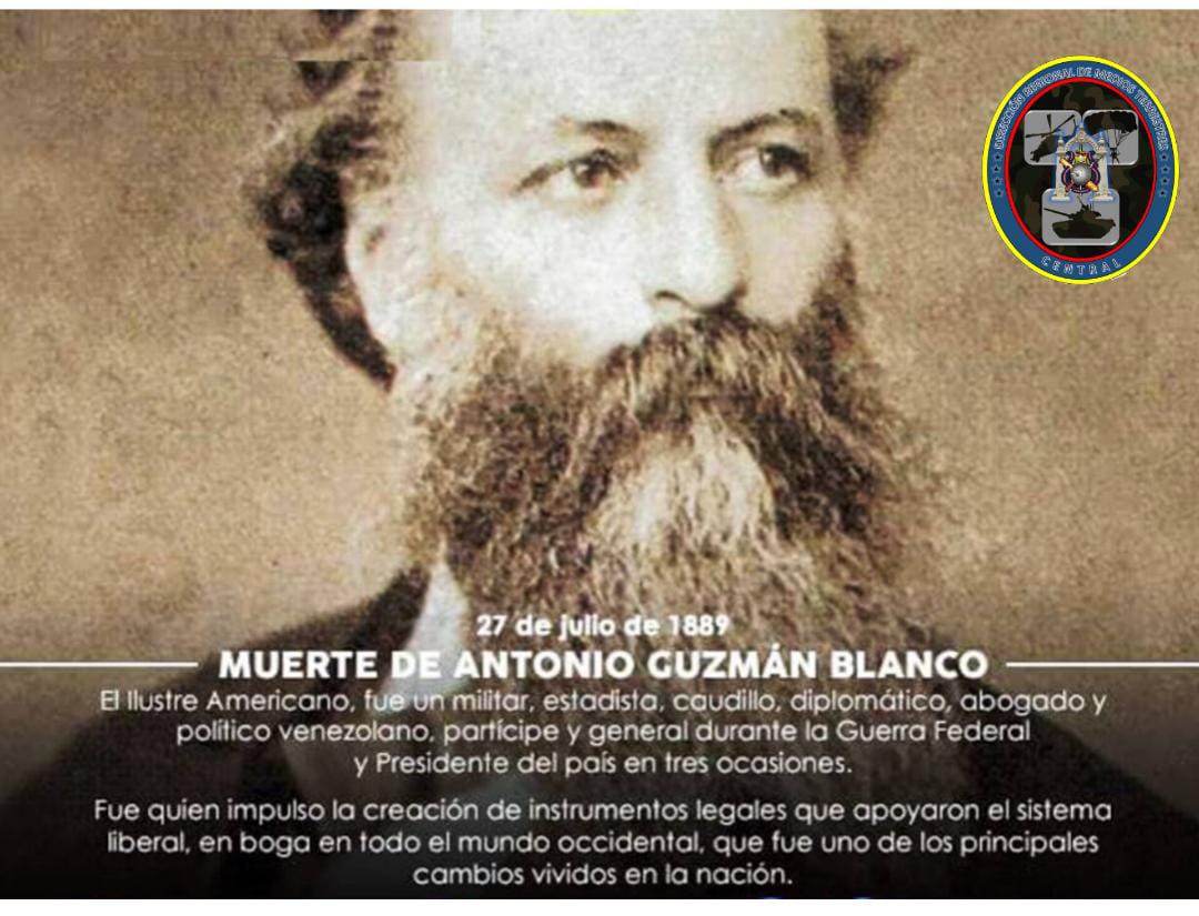 GDSerranoCarlos's tweet photo. 27 de julio de 1889 fallece Antonio Guzmán Blanco, político, militar, estadista y Presidente de Venezuela en tres períodos del siglo XIX. Se le conoció como “el ilustre americano” y fue un gran lector que poseía una nutrida biblioteca🇻🇪 https://t.co/b7JC2aJUXk