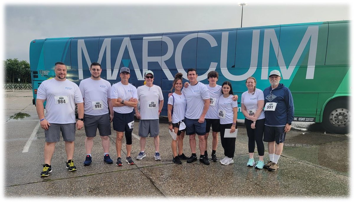 ConvergedNY's tweet photo. Despite uncertainty in the weather, the Converged Team was committed to participating in the 2023 Marcum Workplace Challenge, a 3.5-mile run-walk for charity. The weather cleared making for a great summer evening with colleagues, family, and friends – well done Team! https://t.co/1HsqkMiaTn