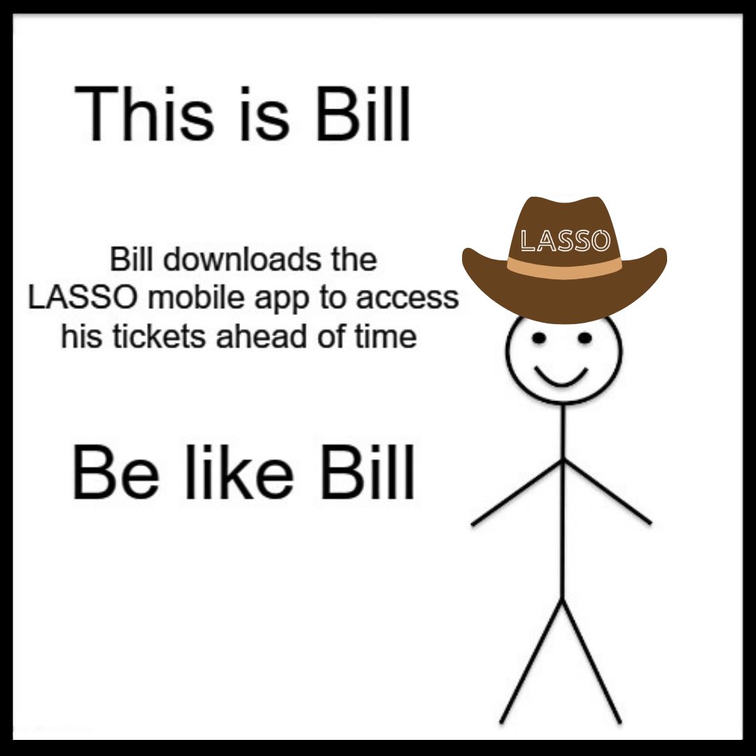LassoMTL's tweet image. Ton équipe LASSO a un petit rappel pour toi 🤠
-
Here is a reminder for y'all 🤠 #BelikeBill
