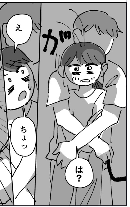 腹が痛いが作業を続ける 
