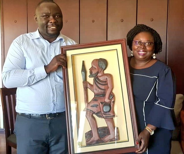 Today, we made a courtesy visit to our partner <a href="/h3_horizont3000/">HORIZONT3000</a> and had a meeting with the new Regional Director, Mr.Solomon Mbubi. We congratulate <a href="/solomonmbubi1/">Solomon Mbubi</a> and look forward to strengthening our partnership.
@HORIZONT3000 <a href="/H3000EastAfrica/">HORIZONT3000 East Africa</a>
<a href="/RitaAciro/">Aciro Rita</a>
<a href="/Mglsd_UG/">Ministry of Gender, Labour and Social Development</a>