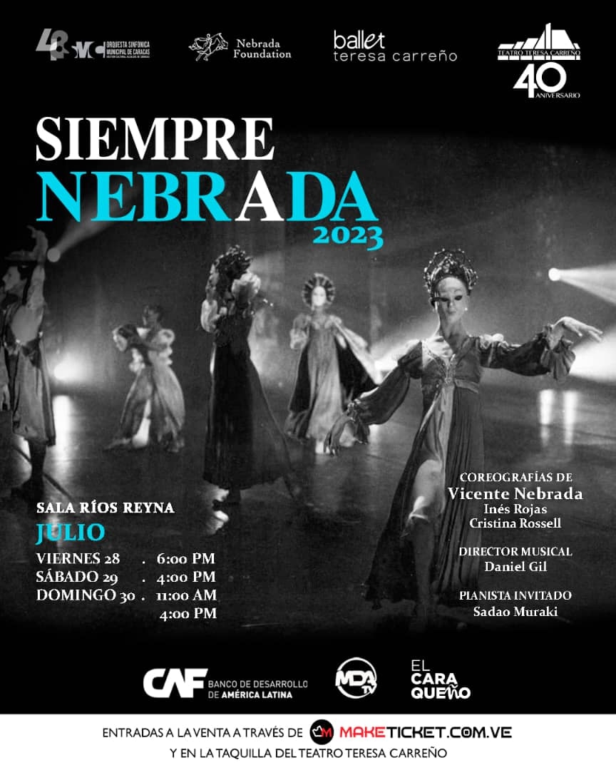 rosaniloiv's tweet photo. 4 Funciones este fin de semana, junto al Ballet Teresa Carreño, la @SinfonicadeCcs bajo la dirección de @Danielgilcond en el @teresacarreno https://t.co/V41lLxw1sU