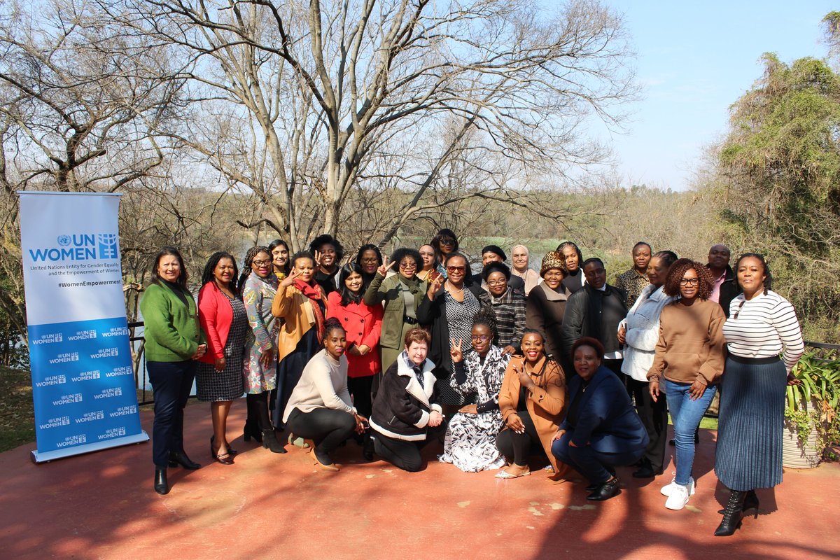 unwomenSA's tweet photo. Today in Pretoria we co-hosted a workshop with the South African government where inspiring women leaders from civil society, development partners, and government depts. deliberated the implementation of the first-generation #NationalActionPlan on Women, Peace and Security #WPS. https://t.co/DXDBjY3pxk