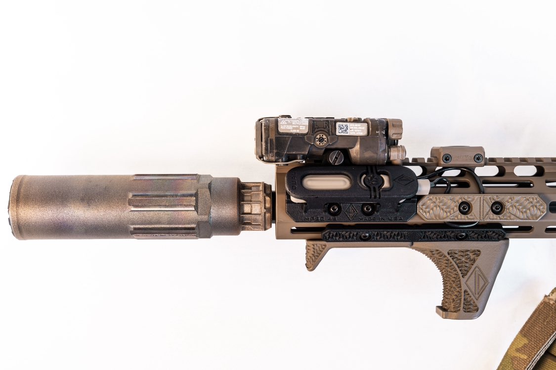 Introducing the MPSC 45 (Modular Pressure Switch Cover 45°) SOLO and DUAL. SOLO cover is for the L3 single button switch (PEQ, NGAL, ATPIAL, DBAL, OTAL, MAWL). The DUAL is for the L3 2 button switch  (NGAL w/ viz override). Uses an Mlok base and a proprietary 45° angle to tuck