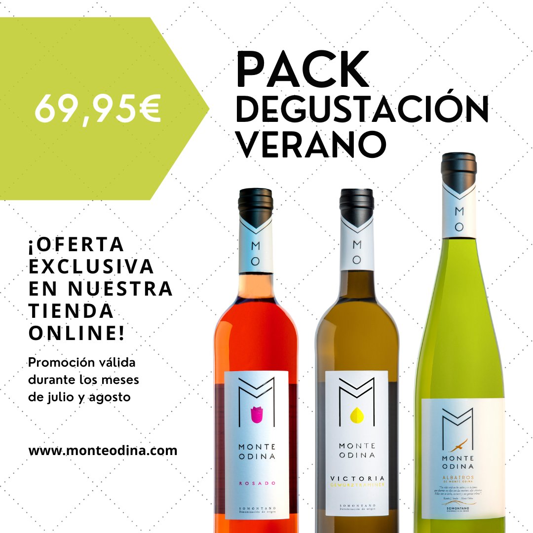 MonteOdina's tweet photo. Estas vacaciones disfruta en casa con los tuyos. 
Prepara tu propia #cata de vino 🍷 con nuestros #PACKDEGUSTACIÓNVERANO.
Te recomendamos que acompañes estos #vinos con una buena tabla de quesos 🧀 y un poquito de fruta 🍓.
¡A disfrutar!
#MonteOdina #ElTesoroEscondidoDelSomontano https://t.co/KQbg3EyXJ3