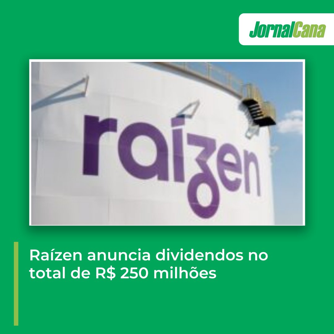 Raízen anuncia dividendos no total de R$ 250 milhões

👉 mla.bs/a8abe6a3

#raízen #milhoes #jornalcana #cananews #noticiadodia #canadeacucar #procana