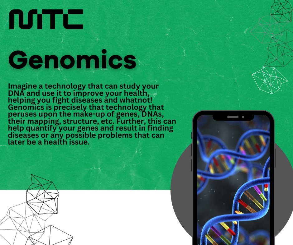 easyasmtc's tweet image. Genomics technology can be used to find diseases and potential health issues! #ThinkMTC #DoITDifferently