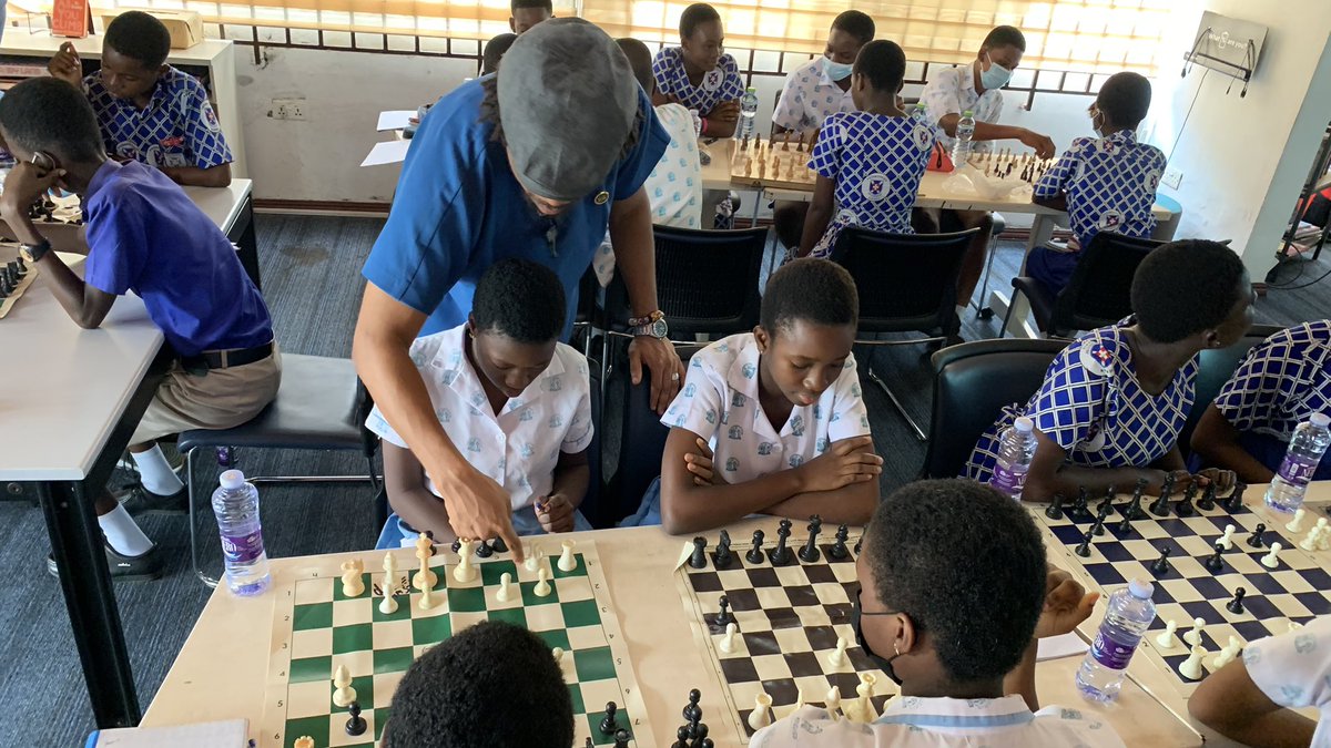 MobileWebGhana's tweet photo. Let’s #throwback to our recent chess session with students from Ancilla School and Haatso Calvary Presby School!
Our young participants experienced a day filled with strategic moves and intense battles on the chessboard.
#ThrowbackThursday #ChessSession #CommunityOfChessPlayers https://t.co/Vzvqszo58V