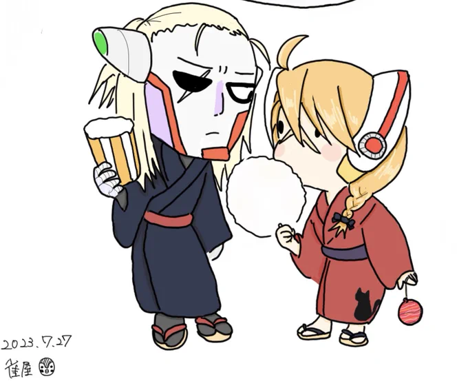 TLで回ってきた素材が可愛かったのでお借りした完成版は後日 