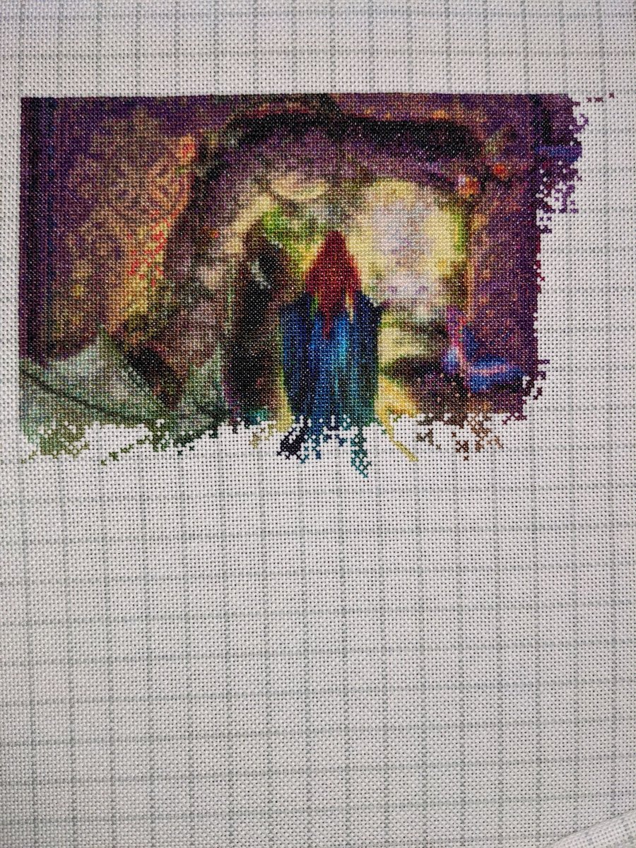 NoGenreLeftBhnd's tweet photo. Another 200 stitches in on #TheGrandLibrary from #HAED. I'm trying to work in more time to work on this each week, even if it's just a few minutes. I think it will start moving a lot faster if I can.
#CrossStitch #CrossStitcher #CountedCrossStitch #FandomStitching #TeamEnts https://t.co/XcWf4mBReu