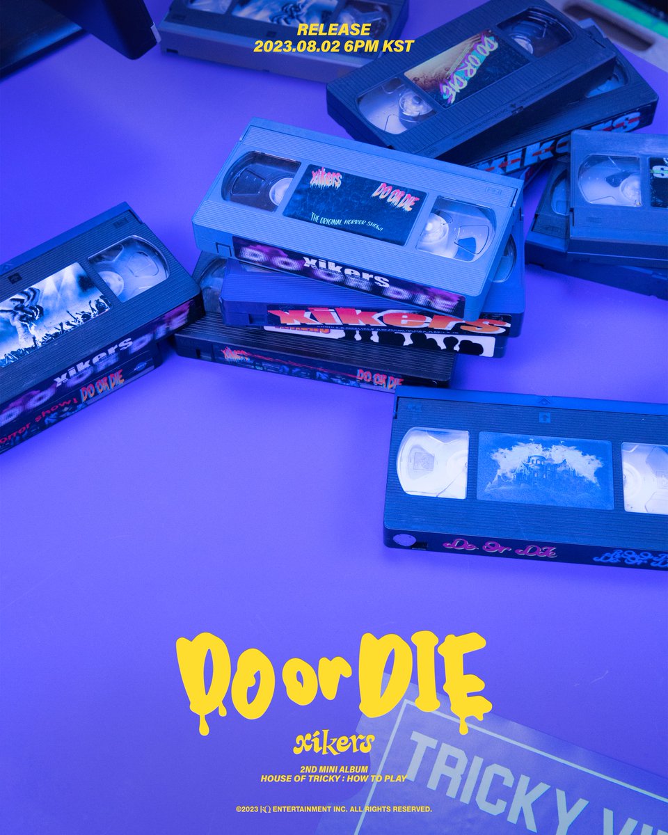 xikers_official's tweet photo. [📷] xikers - "DO or DIE" MOOD POSTER
 
RELEASE 2023. 08. 02 6PM(KST) 
 
#xikers #싸이커스 #DOorDIE #두오어다이 #2NDMINIALBUM #HOUSE_OF_TRICKY #HOW_TO_PLAY #KQ https://t.co/WB5BEbn7rm