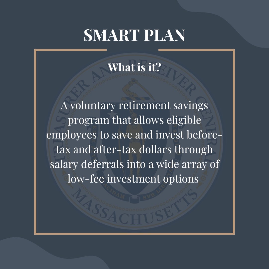 MassTreasury's tweet photo. In collaboration with @SenJoanLovely and Representative @am_ferrante, Treasurer Goldberg filed legislation that provides automatic enrollment of new state employees in the Massachusetts #SMARTPlan to ensure economic opportunity for public employees to save for their future. https://t.co/Rs5rnRDo83