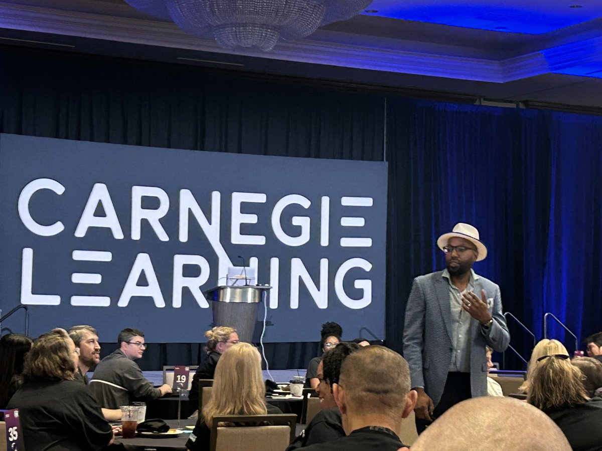 RachelCouchMISD's tweet photo. Motivational Keynote Speaker @chrisemdin to conclude our @carnegielearn #TNI_2023 conference. 
I can’t wait to support our @Midland_ISD Mathematicians this year. https://t.co/phtFGYKkfP