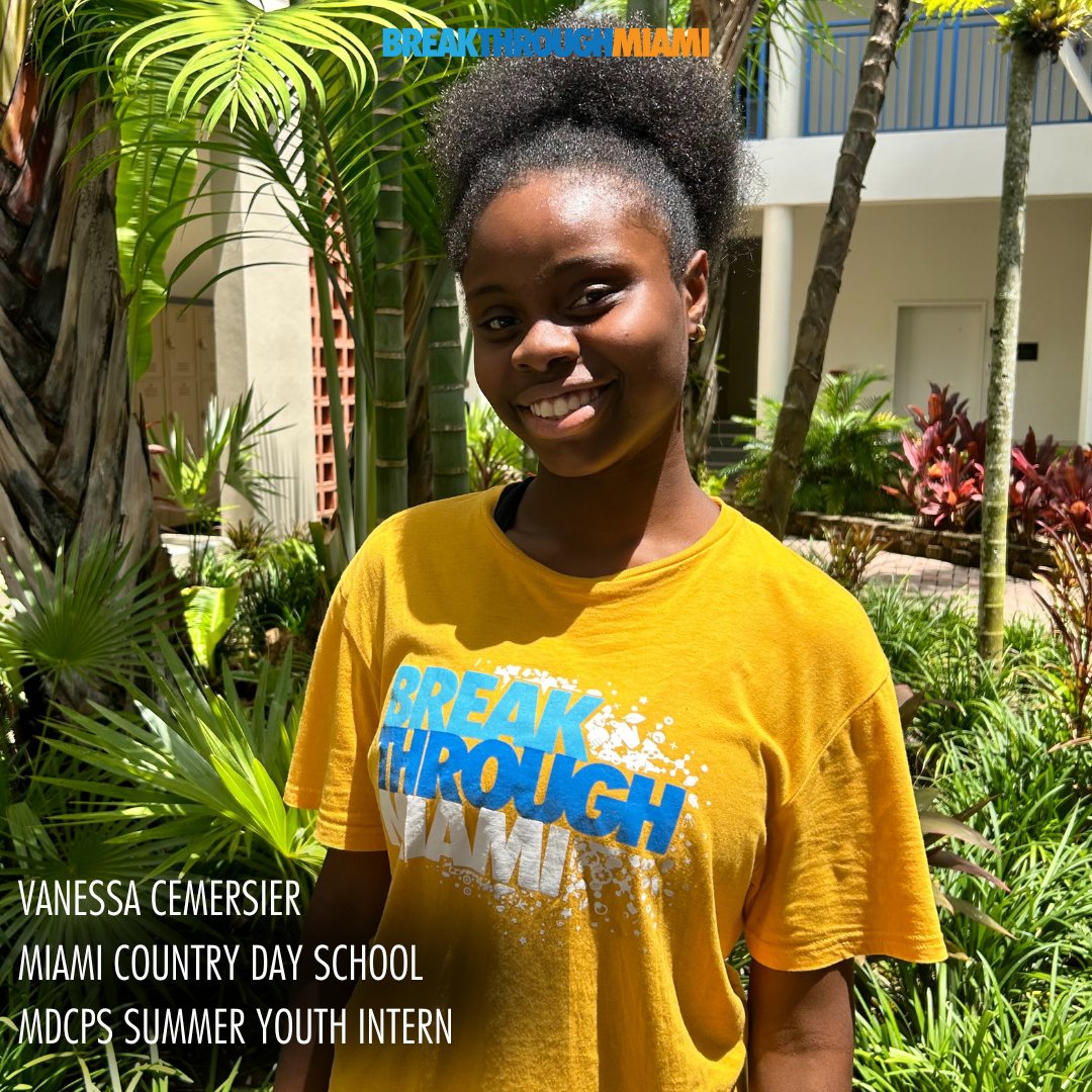 BreakthroughMia's tweet photo. Celebrating our @MDCPS interns on #NationalInternDay! ✏️
Today we celebrate our @MDCPS interns for creating pathways and developing themselves as future educators and leaders! Our Miami-Dade County Public Schools Summer Youth Interns are #MDCPSFutureReady! https://t.co/duHyZufdmA