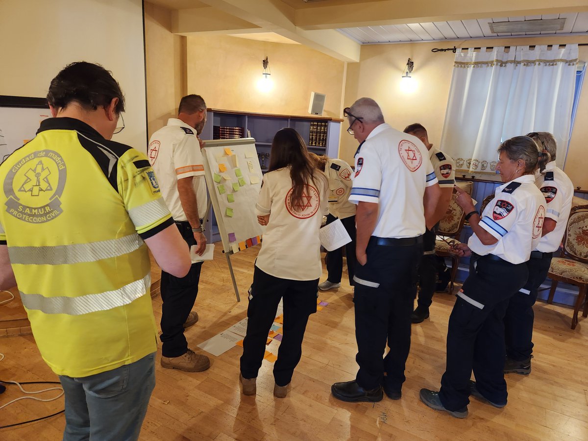 Recently, Magen David Adom (MDA) conducted workshops for 60 paramedics and emergency medical technicians, staff and volunteers, to present the project's results and collect their feedback on these. Interesting insights came up in the workshops and will be reported in the project.