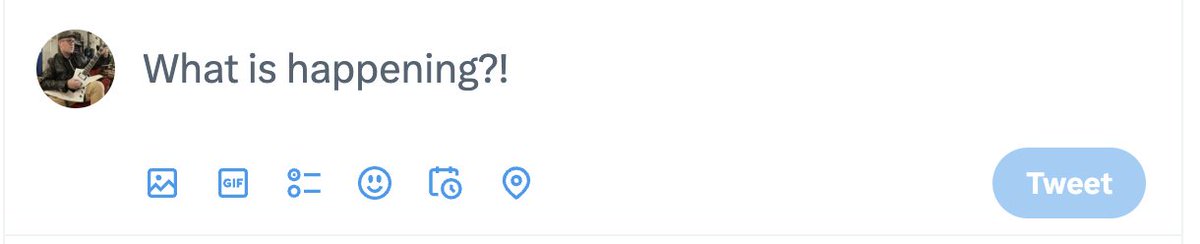 Not really loving the interrobang here, it's making Twitter seem a bit overly attached to me.