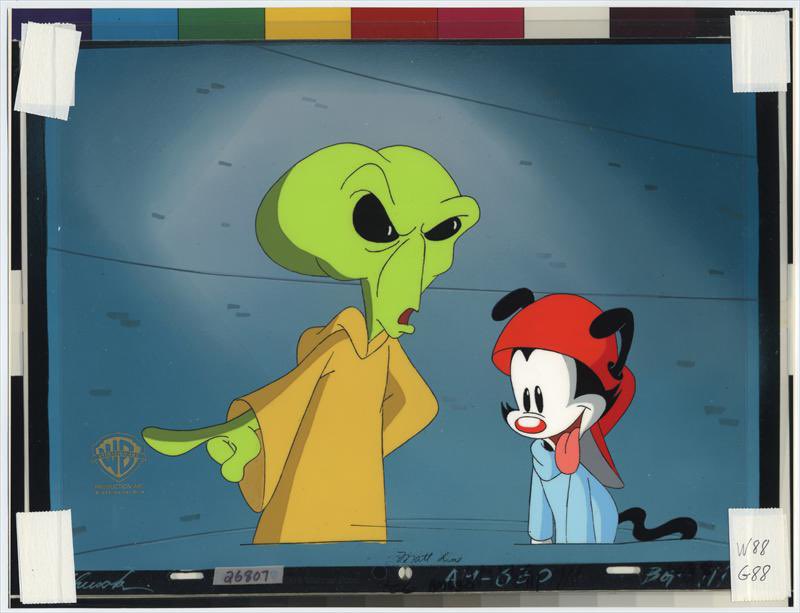 AnimaniacsWiki's tweet photo. An animation cel from the original series segment “Space-Probed”. https://t.co/b76sw7UGOS