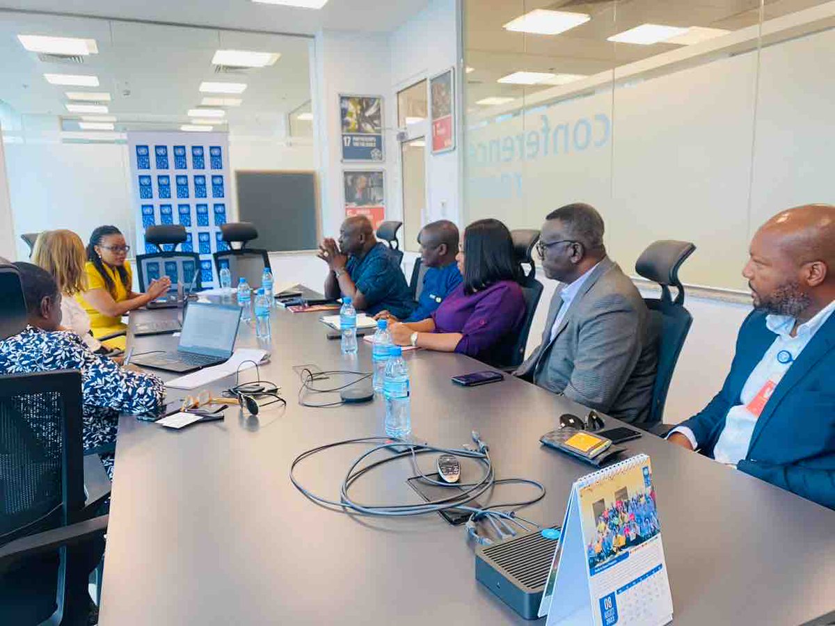undptz's tweet photo. Earlier today, we had a productive meeting with H.E. Damptey Bediako Asare, High Commissioner of 🇬🇭 to 🇰🇪, 🇹🇿, 🇷🇼, 🇧🇮 &amp; 🇺🇬, &amp; the 🇬🇭 National AfCFTA Coordination Office. 

Embracing South-South Cooperation, we delved into exciting opportunities for trade &amp; regional integration. https://t.co/G4juyuysk9