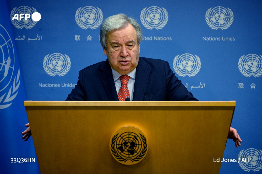 afpfr's tweet photo. @WMO "L'ère du réchauffement climatique est terminée, place à l'ère de l'ébullition mondiale", s'est alarmé le secrétaire général de l'ONU, Antonio Guterres #AFP https://t.co/GXmKWz0tUx