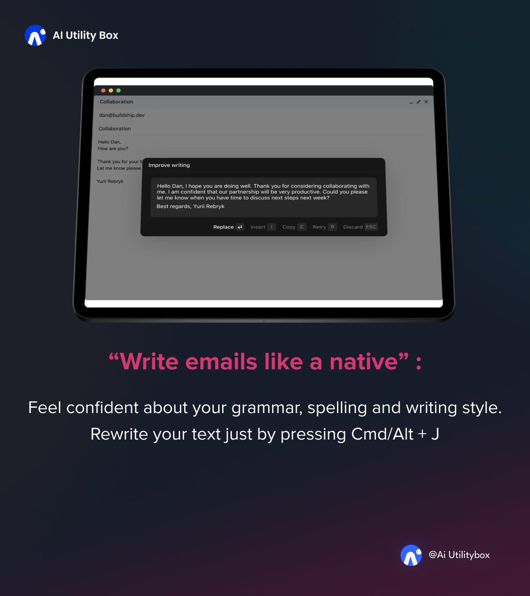 AIUtilityBox's tweet photo. 𝐂𝐦𝐝 𝐉 𝐟𝐨𝐫 𝐂𝐡𝐫𝐨𝐦𝐞: Elevate your web browsing to new heights with instant AI-powered insights at your fingertips.
For explore additional tools at https://t.co/VR73ktoFKx 

#aiutilitybox #Chrome #aitools #artificialintelligence #ai #tech #technologies #chathot #chatGpt https://t.co/0m933TuPIx