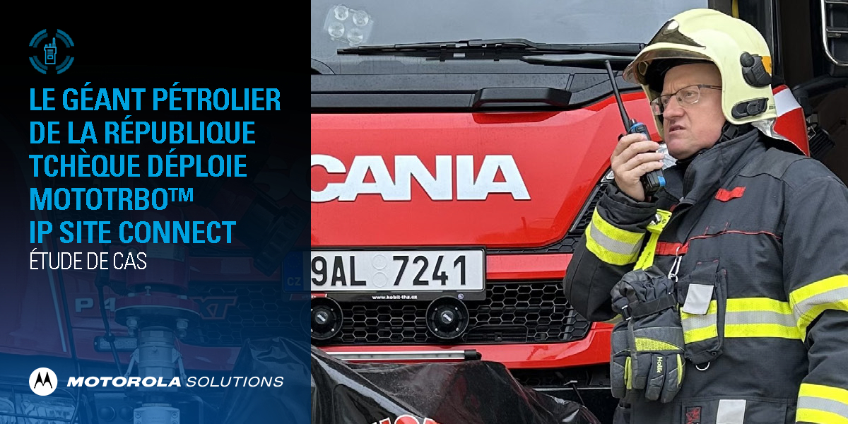 MotSolsFR's tweet photo. Le géant pétrolier tchèque ČEPRO franchit une nouvelle étape en matière d'efficacité opérationnelle et de sécurité grâce au déploiement d'un système MOTOTRBO IP Site Connect et de radios certifiées ATEX. Lisez le cas client pour en savoir plus https://t.co/MIo32Q36TT #Efficiency https://t.co/K18GZjymsW