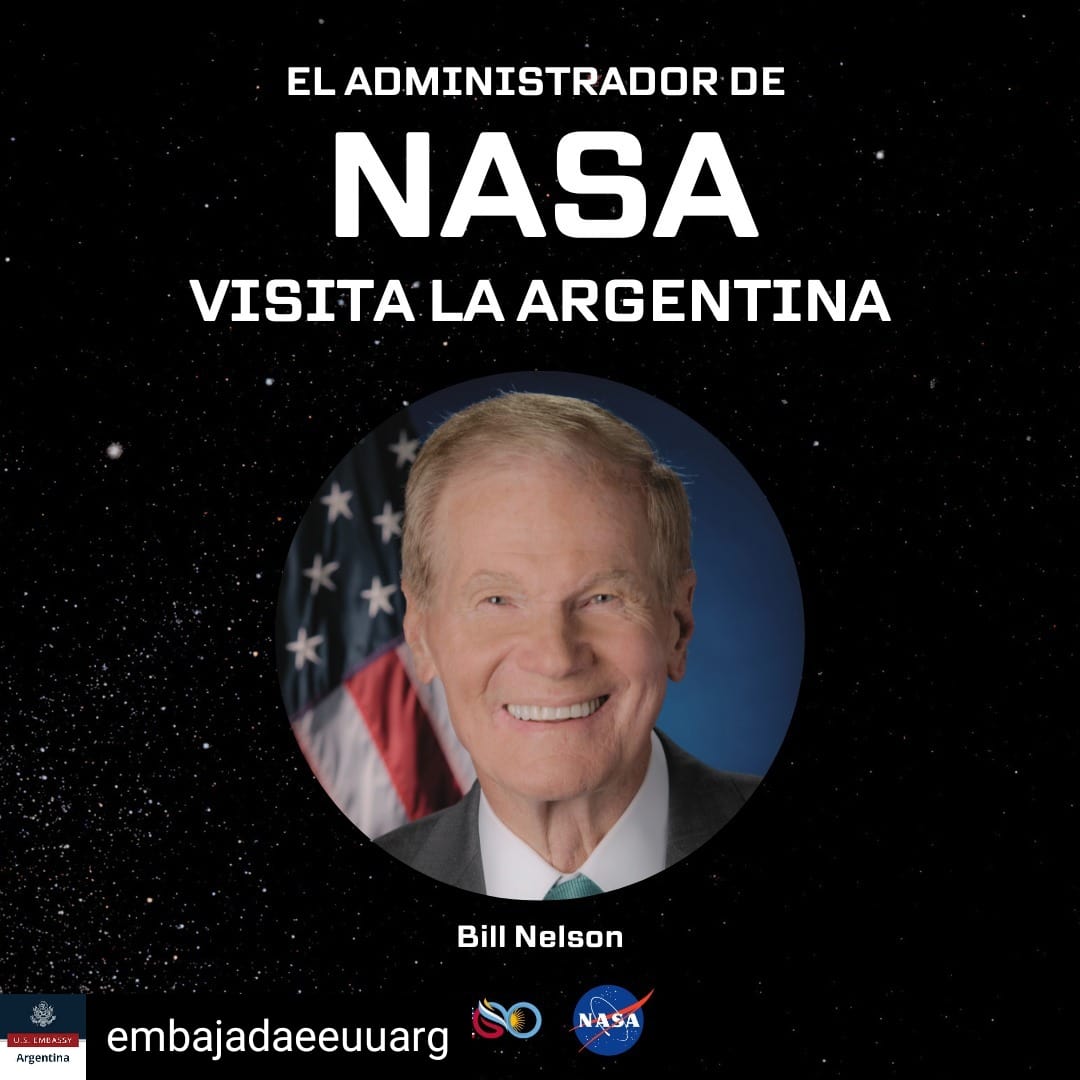 apicana's tweet photo. HOY - ¡Imperdible charla del Administrador de @NASA con estudiantes y docentes en Argentina!

🔗 Link en las stories de la Embajadas
@EmbajadaEEUUarg

📌 27 de julio, desde las 14hs.

#NASAEnArgentina #200AñosUSArgentina  

https://t.co/fKKRgWA3y3 https://t.co/pao72ookZj