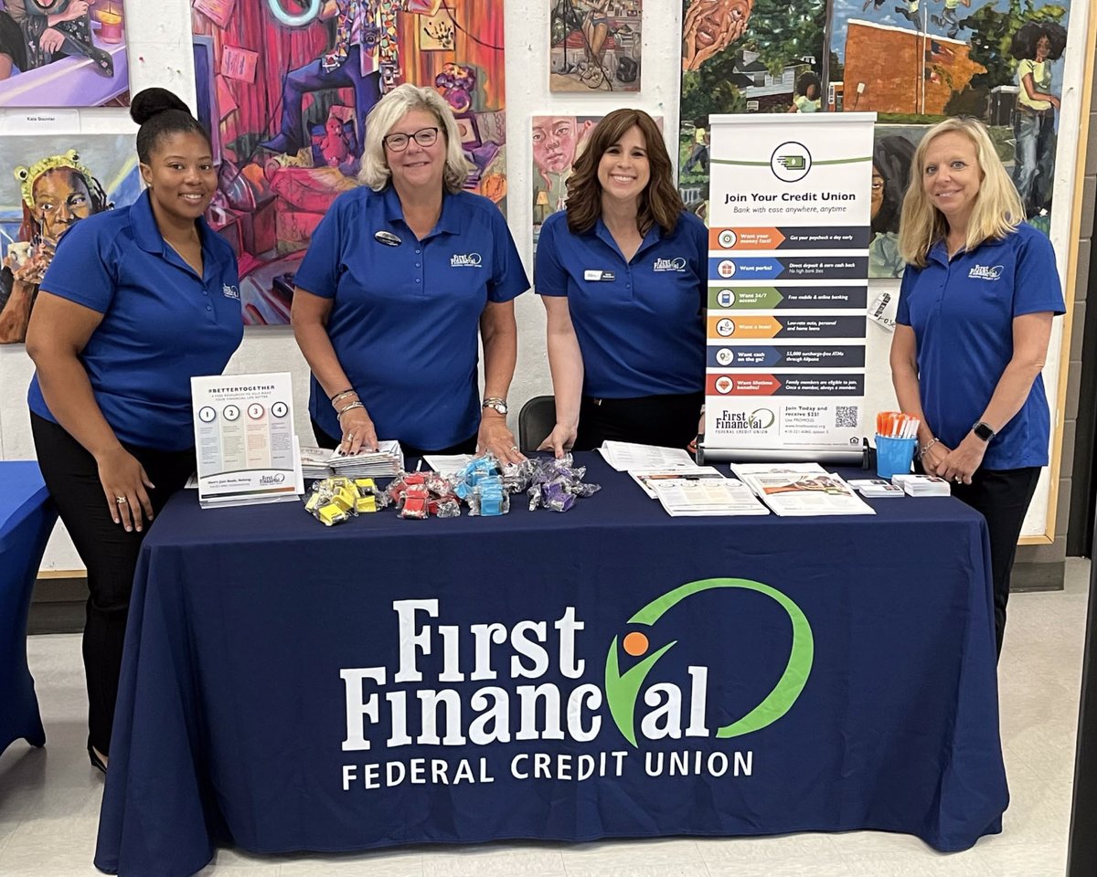FFFCUofMD's tweet photo. We had a great time networking and connecting with schools and other community partners at the @BaltCoPS Partnership Fair this morning! Thanks for having us, we are proud to be part of #TeamBCPS! 
#CUdifference #FFFCU #DontJustBankBelong https://t.co/MA6FuhHX9E