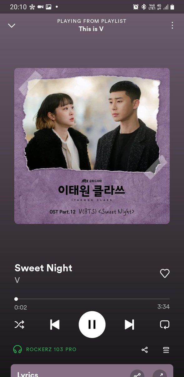 Iam_kths_'s tweet photo. @BTSVChartData #TeamSweetNight It will be always special to me because this is the song made me stan Taehyung forever 💜
But I love CT equally 🥲 https://t.co/hAOrxG21Qi