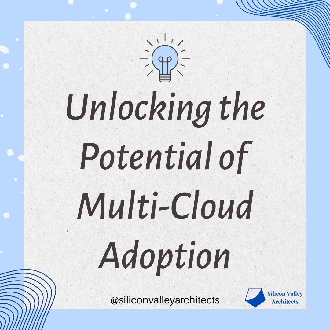 svarchitects's tweet image. Unlocking the Potential of Multi-Cloud Adoption
#cloudcomputing #cloudcomputingsystem #cloudcomputingservices #sva