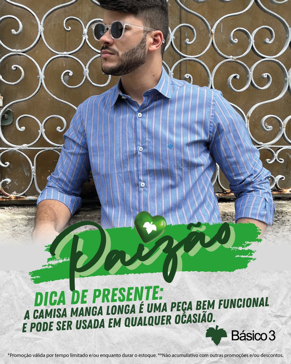 basico3moda's tweet image. LINDOS PRESENTES PARA O DIA DOS PAIS. ❤️

Nas compras a partir de R$ 500,00 ganhe um copo térmico oficial da Básico 3.

Quatro lojas físicas e atendimento on-line também, com estilo e conforto. Em nosso linktree estão os contatos e endereços.
.
.
.
#basico3 #moda #designdemoda