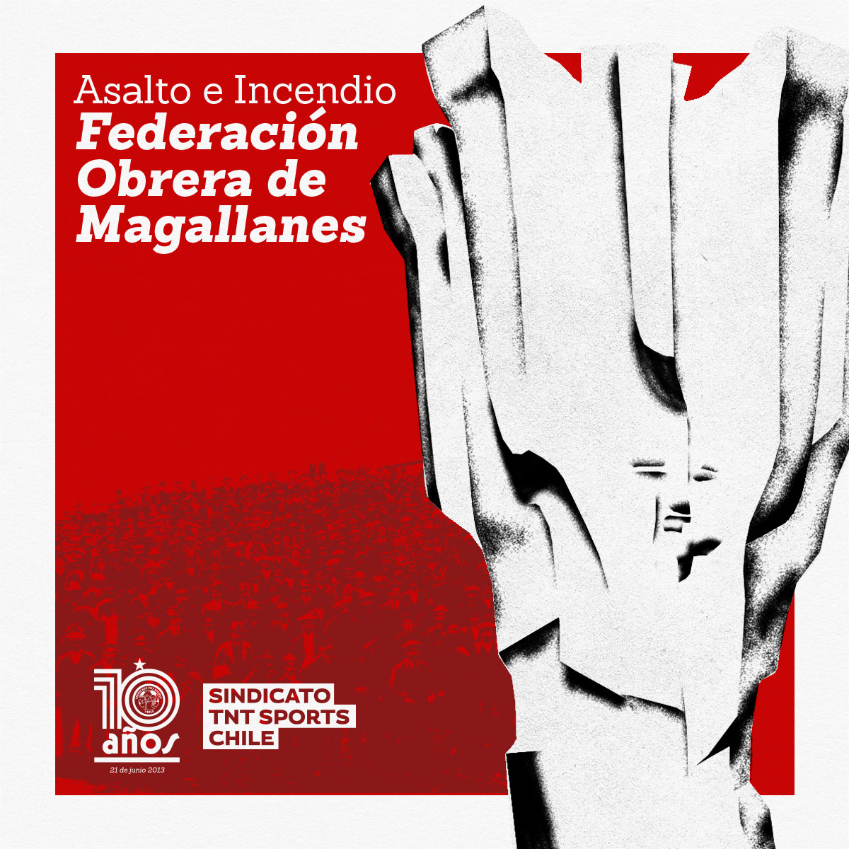Hoy se conmemoran 103 años de la masacre de la Federación Obrera de Magallanes

La sede de la federación fue atacada e incendiada por el ejército, con más de 30 obreros asesinados

Hoy recordamos a los mártires que dieron su vida por la causa de los trabajadores

#MemoriaObrera