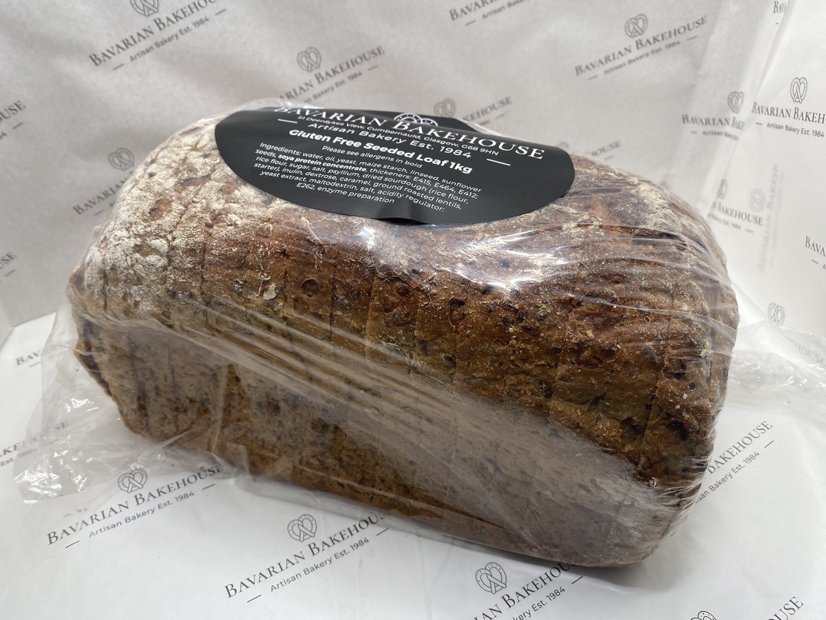 We have 1kg seeded available to order for delivery/collection. #mustbebavarian #awardwinning #glasgow #glasgowfood #supportlocal #artisan #eatglasgow #glasgowbaker #lanarkshirelarder #glasgowfoodie#localbusiness #sourdough #wholesalebakery #scottishbaker