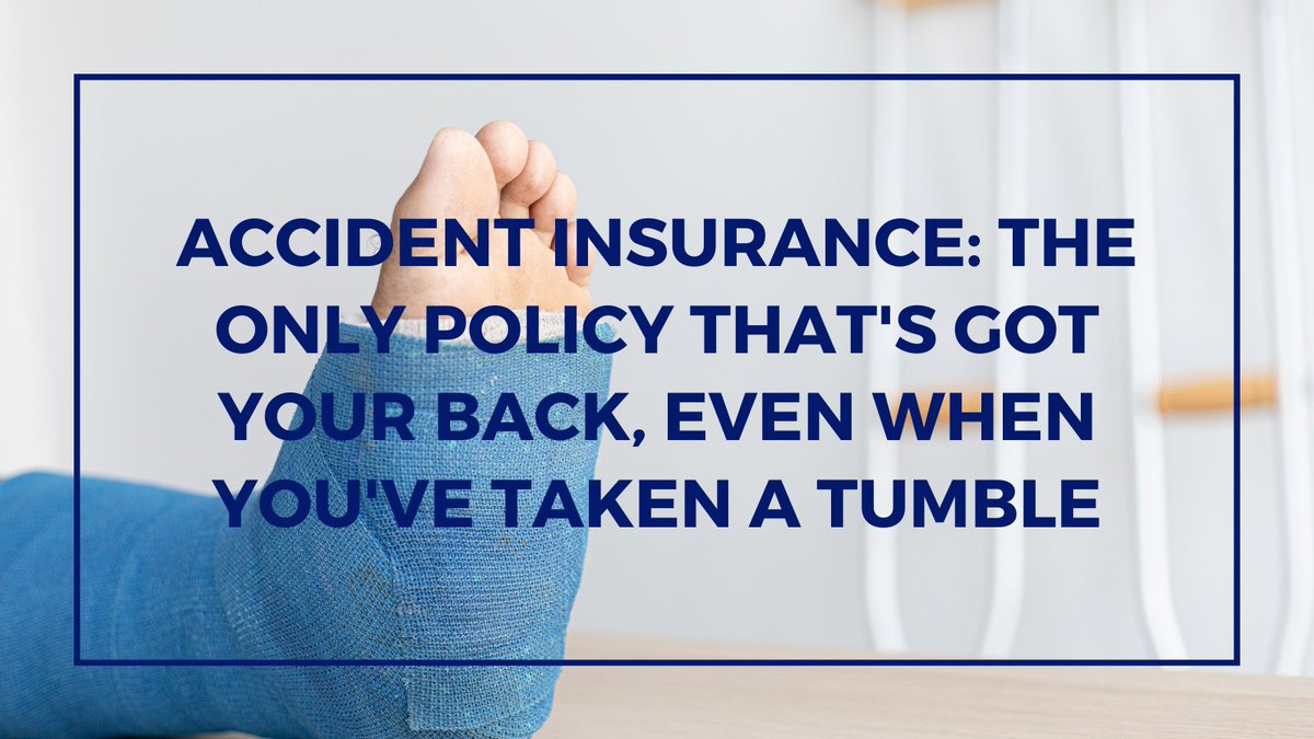 5StarLifeIns's tweet photo. Don't let accidents catch you off guard! Take control of your future by investing in Accident Insurance today. Our employer offered accident protection could help. View the benefits here: https://t.co/TDEOoS8tNV

#InsuranceCoverage #lifehappens #5starlifeinsurance https://t.co/3A6aWoVXQl