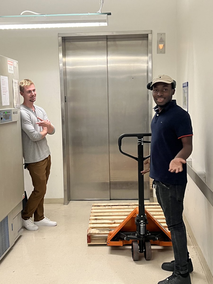 So thrilled to begin our journey at @DukeBME! We’re hitting the ground sprinting, our first major equipment delivery just arrived, and the team will all be here within a matter of weeks! 

Overwhelmed with joy to be joining this amazing community #NewBeginnings