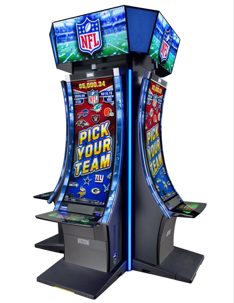 NFL THEMED SLOT MACHINES 👀

(via @aristocratslots)