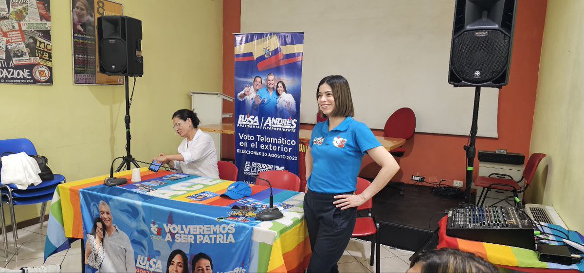 RC5Italia's tweet image. 🇪🇨 En #Milano mantuvimos reunión con nuestra candidata a la Asamblea @esthercuestasan y la militancia de la Revolución Ciudadana.
Cada paso nos acerca a un Ecuador próspero y lleno de esperanza. 💪🇪🇨 #ElPoderRegresaAlPueblo 
#ConLuisa
@MashiRafael