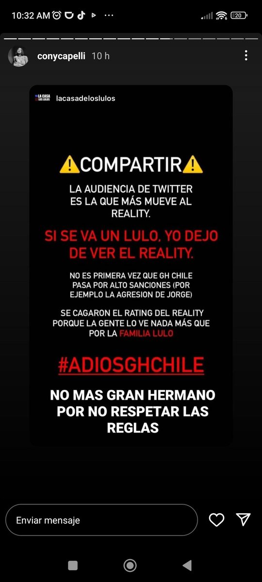 lete_lete_'s tweet photo. Cuando los 🐀🐀estuvieron en placa, sus familias llamaban a votar por sus propios amigos dentro del reality. Ahora los familiares Lulos llaman a no votar por ningún Lulo, aún sabiendo que no hay más opción 😞🥺
#GranhermanoCHV #GranHermanoChile #ComplotHuevosGH 
#loslulosnosevan https://t.co/RI7P3VAMUY