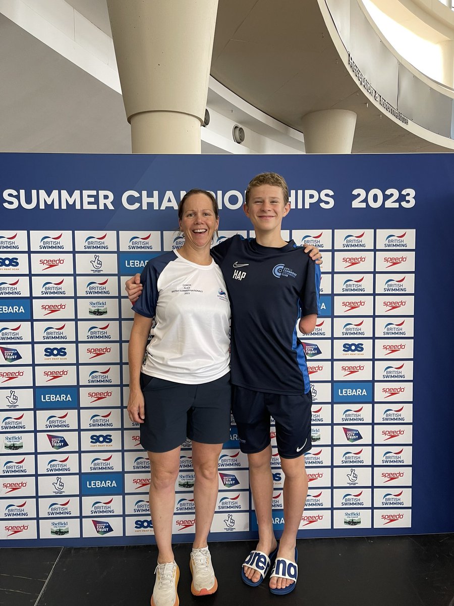 Chrissie Pepper (@pepper_chrissie) on Twitter photo Two very good PBs for Harry <a href="/britishswimming/">Aquatics GB</a> Summer Champs. He was thrilled to final in the MC 100m BR. Pictured with his proud coach - love how happy the two of them are!
Many thanks for your support <a href="/RoystonLeisure/">RoystonLeisureCentre</a> <a href="/RoystonSwimClub/">Royston Swim Club</a> <a href="/CoCambridgeSC/">CambridgeSwimming</a> <a href="/TeamSportsAid/">SportsAid</a> <a href="/KJARPESPORT/">King James Academy Royston PE and School Sport</a> Two very good PBs for Harry <a href="/britishswimming/">Aquatics GB</a> Summer Champs. He was thrilled to final in the MC 100m BR. Pictured with his proud coach - love how happy the two of them are!
Many thanks for your support <a href="/RoystonLeisure/">RoystonLeisureCentre</a> <a href="/RoystonSwimClub/">Royston Swim Club</a> <a href="/CoCambridgeSC/">CambridgeSwimming</a> <a href="/TeamSportsAid/">SportsAid</a> <a href="/KJARPESPORT/">King James Academy Royston PE and School Sport</a>