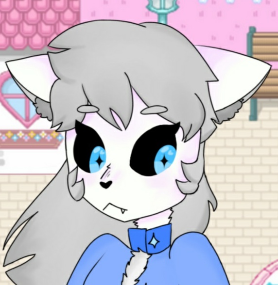 KaraokeKelly201's tweet photo. While I finish lil comic thing enjoy this #sweetnodeath oc of mine,Name is Polar and she's an arctic fox, she has alot of  l o r e  but im not rlly sure if I can share it here.. Yet  anyway yall check out #SND its very awesome game❗#sweetnodeathoc https://t.co/nERlByigXH