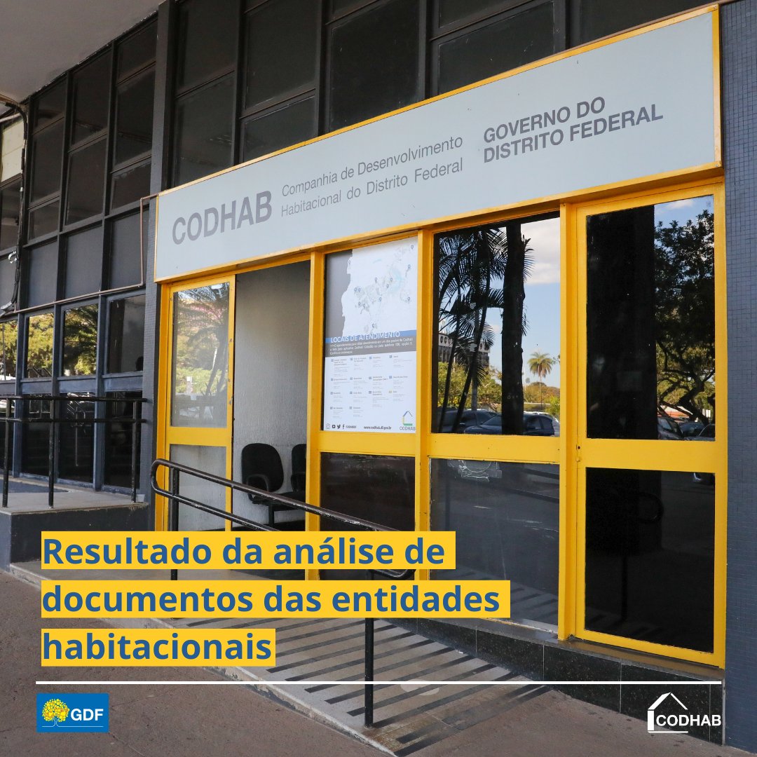 CodhabDF's tweet image. Resultado da análise de documentos das entidades habitacionais

Leia mais: codhab.df.gov.br/postagem/1908

#codhabdf #GDF #entidadeshabitacionais