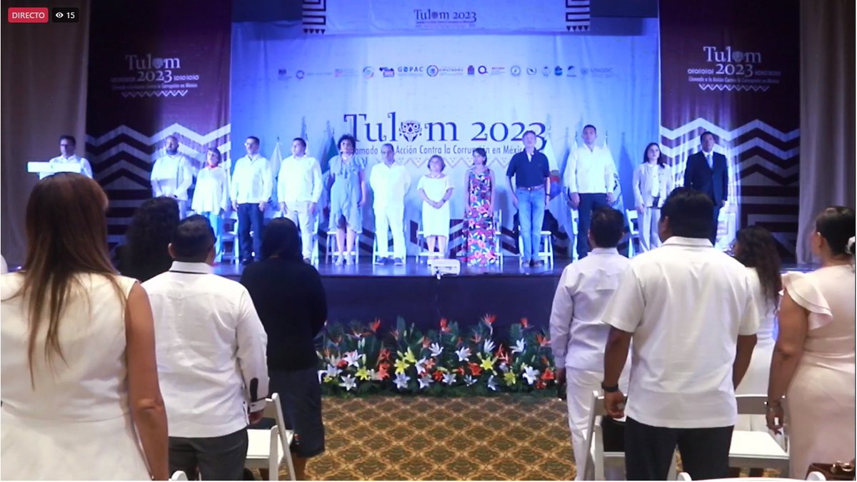 ⭕ La comisionada <a href="/JulietDelrio/">Julieta Del Río Venegas</a> asiste al acto inaugural del #ForoTulum2023: Llamado a la acción contra la corrupción en México, organizado por el <a href="/Ayto_Tulum/">Ayuntamiento de Tulum</a>, la <a href="/conafamexico/">CONAFA</a> y el <a href="/CopecolOficial/">COPECOL Oficial</a>.