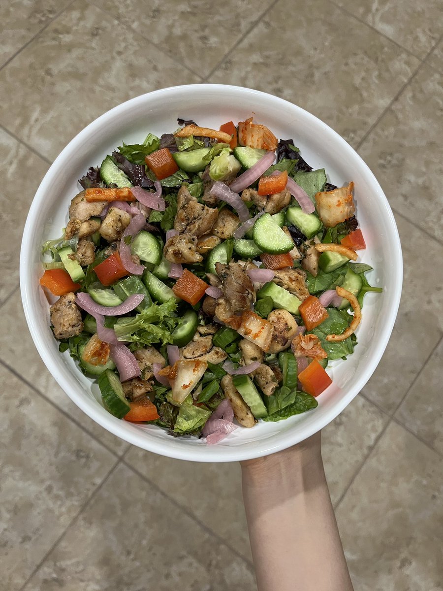 my 12am salad dinner zz