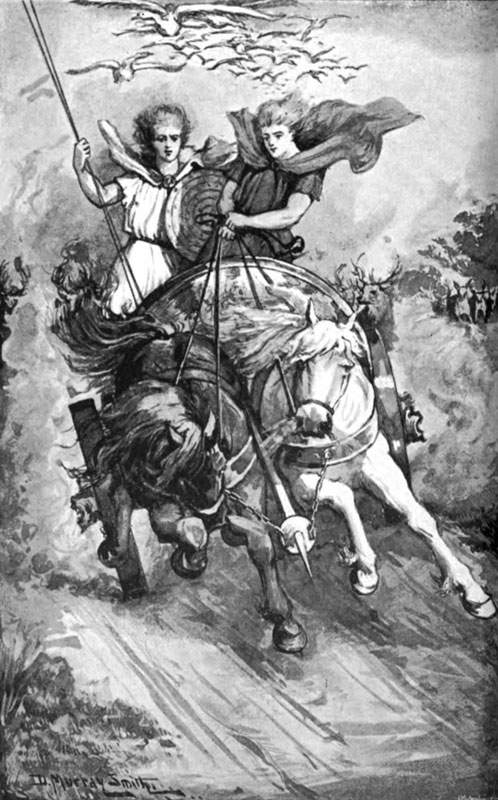 NeuKelte's tweet photo. #Celtic #FolkloreThursday: `In #Irish #mythology, many characters had particular animals they were associated with. Ulster’s hero, #CúChulainn, had two special horses which pulled his chariot. Their names were Liath Macha, meaning the ‘grey of Macha’, and Dub Sainglend, the 
1/3 https://t.co/FgeHKJqj2L